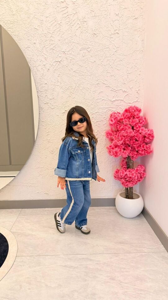 Denim Ceketli Takım 9-10 YAŞ