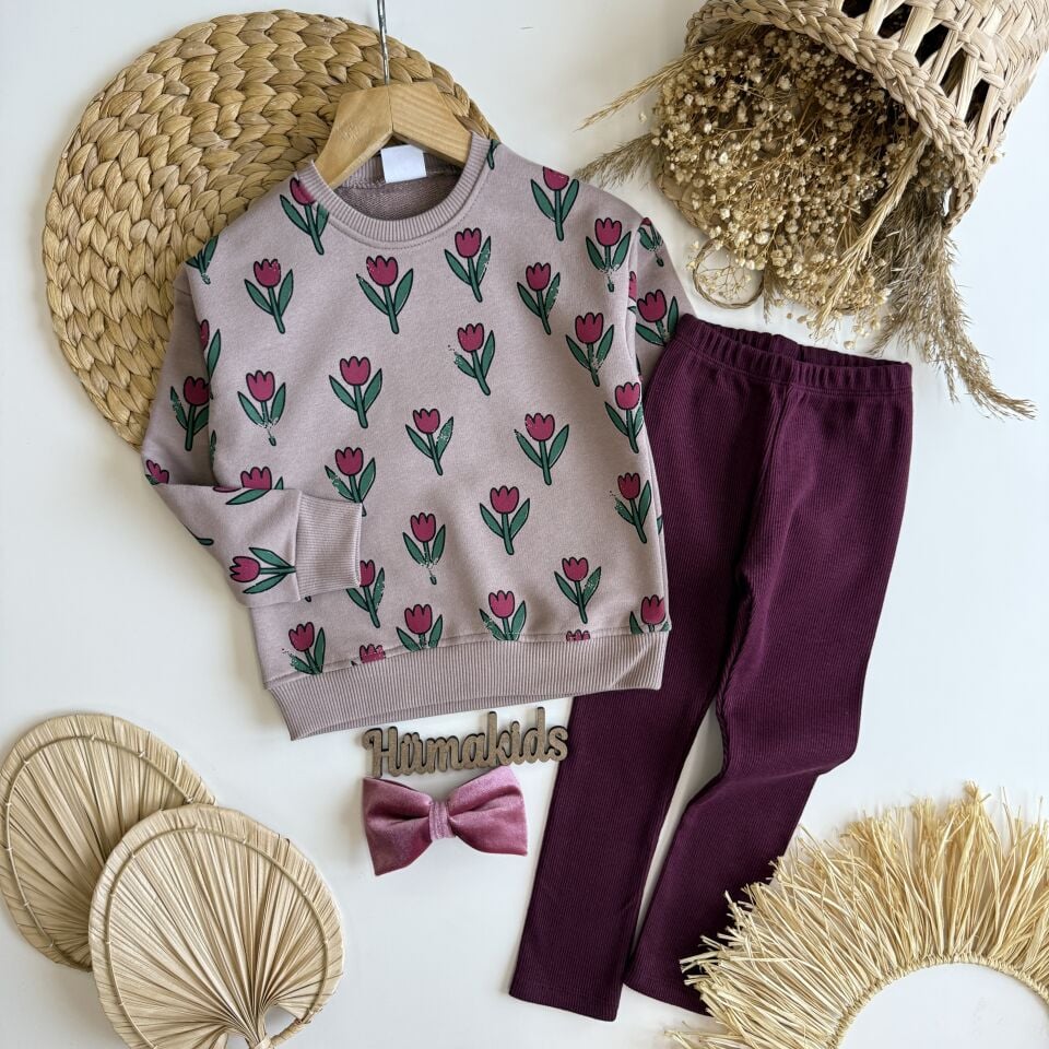 Lale Baskılı Takım 7-8 YAŞ