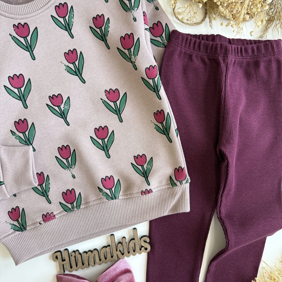 Lale Baskılı Takım 5-6 YAŞ