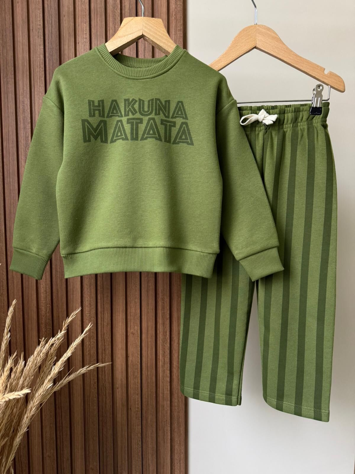 Lion King Baskılı Yeşil Takım 7-8 YAŞ