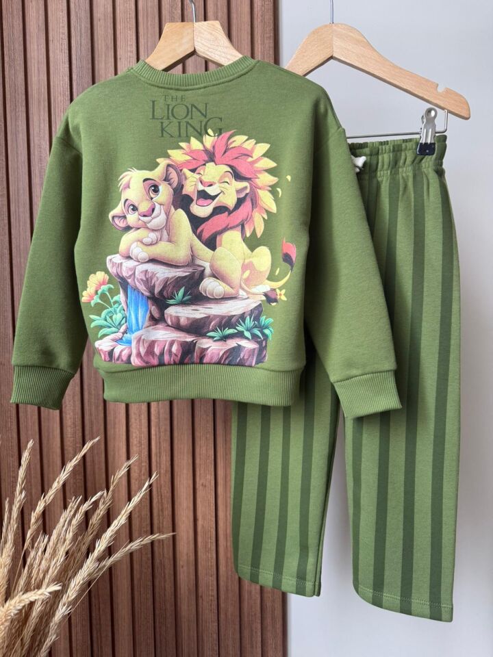 Lion King Baskılı Yeşil Takım 2-3 YAŞ
