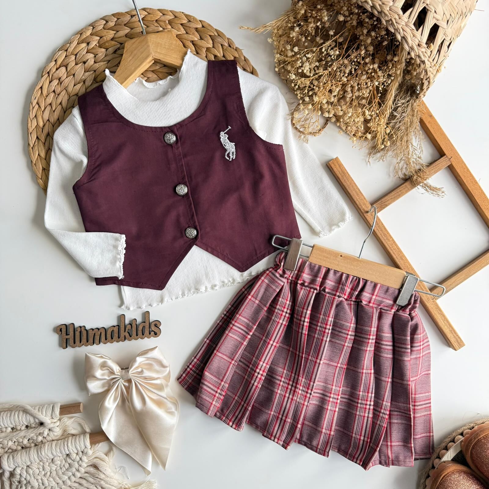 Yelekli 3'lü Set 5-6 YAŞ