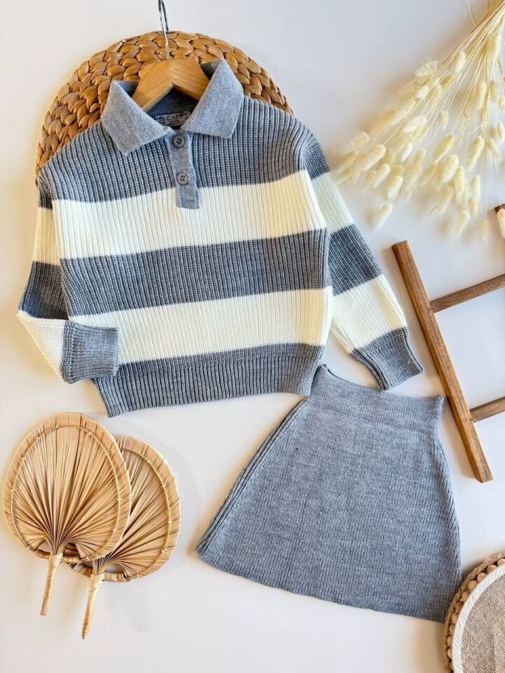 Triko Çizgili Takım 5-6 YAŞ