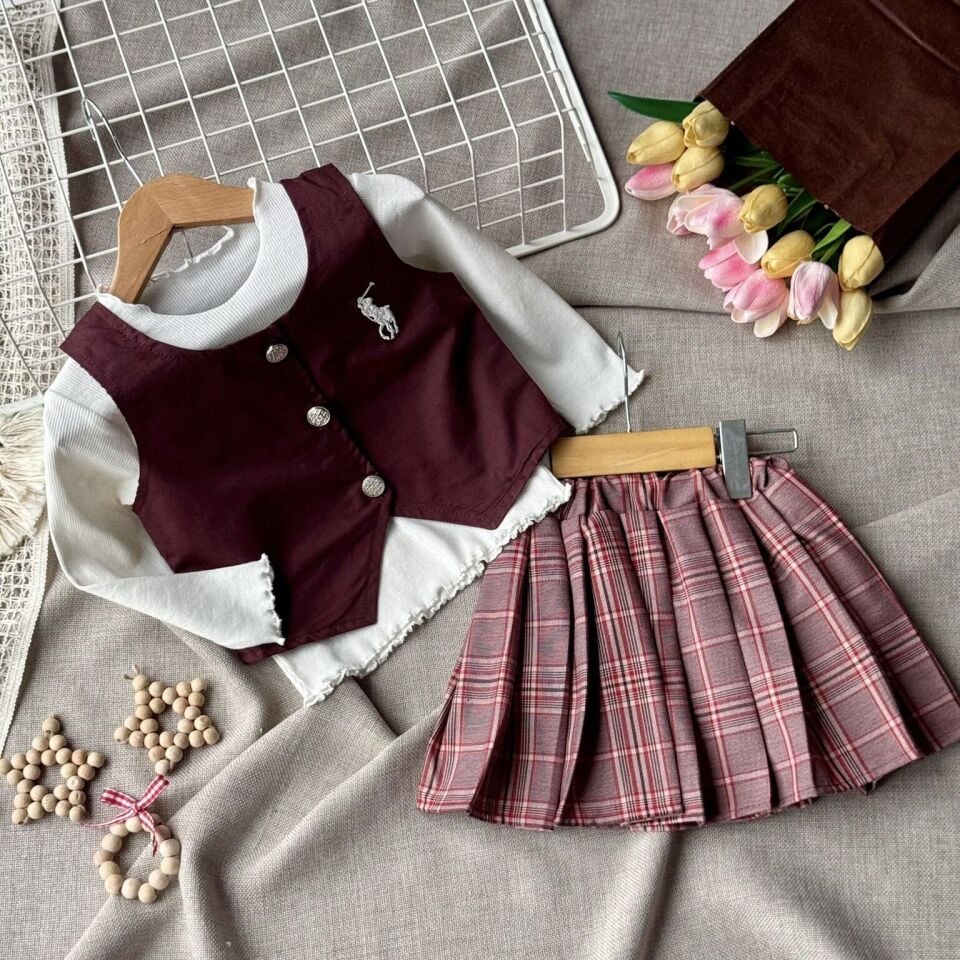 Yelekli 3'lü Set 3-4 YAŞ