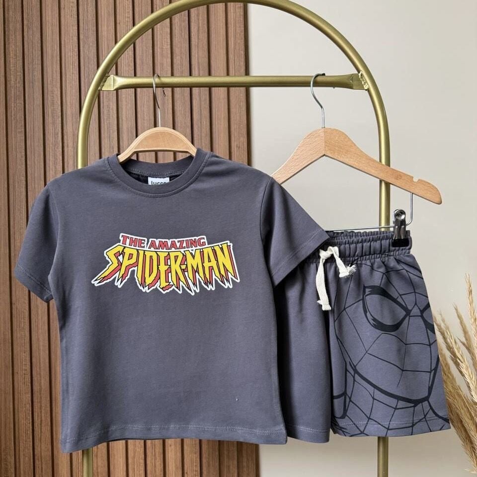 Spiderman Baskılı Takım