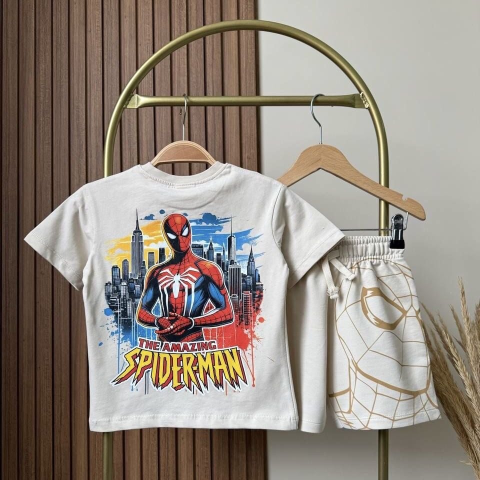 Spiderman Baskılı Takım 2-3 YAŞ