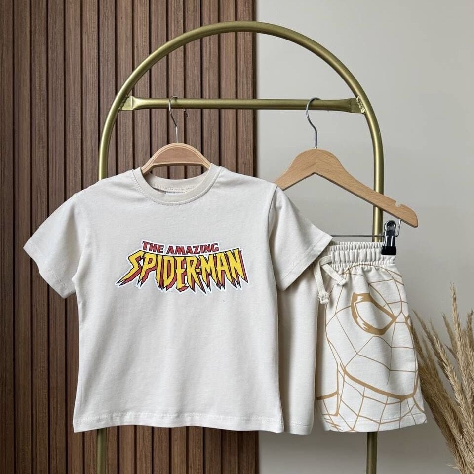 Spiderman Baskılı Takım 2-3 YAŞ