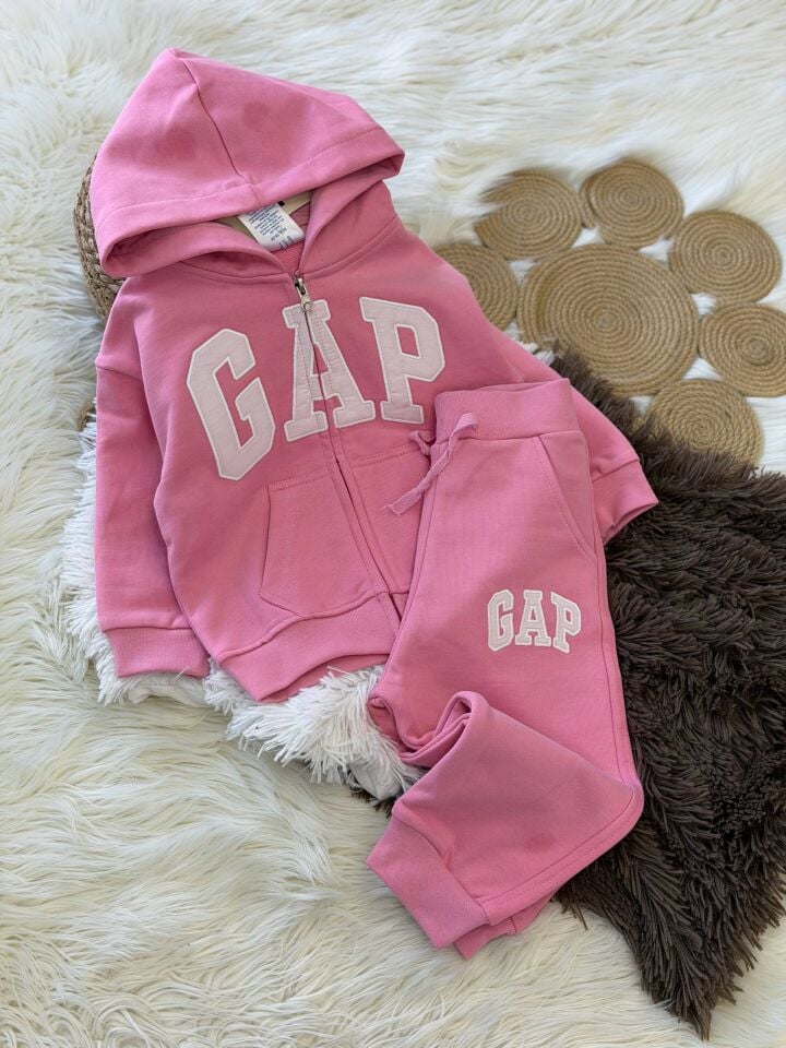 Fermuarlı Pembe Mrka Takım 5-6 YAŞ