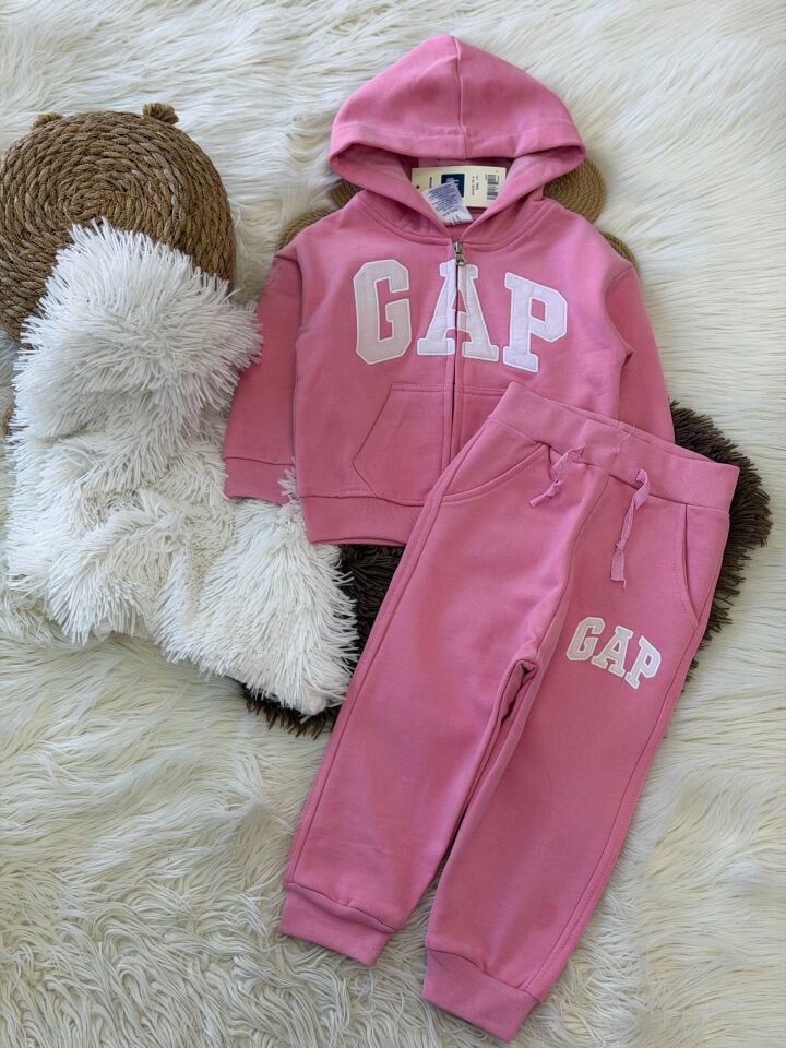 Fermuarlı Pembe Mrka Takım 5-6 YAŞ