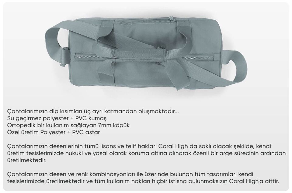Coral High Siyah Futbol Desenli Spor Çantası 27535