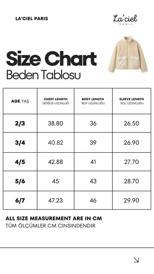 Kahve Teddy Mont 6-7 YAŞ
