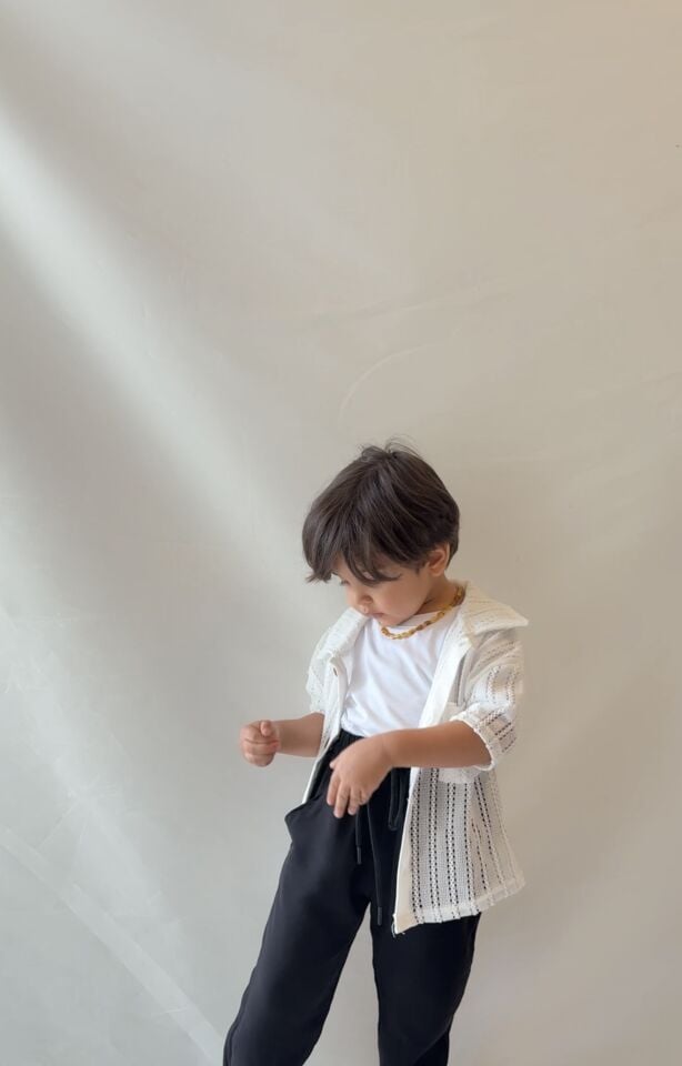 Dantel Gömlekli 3'lü Set 9-10 YAŞ