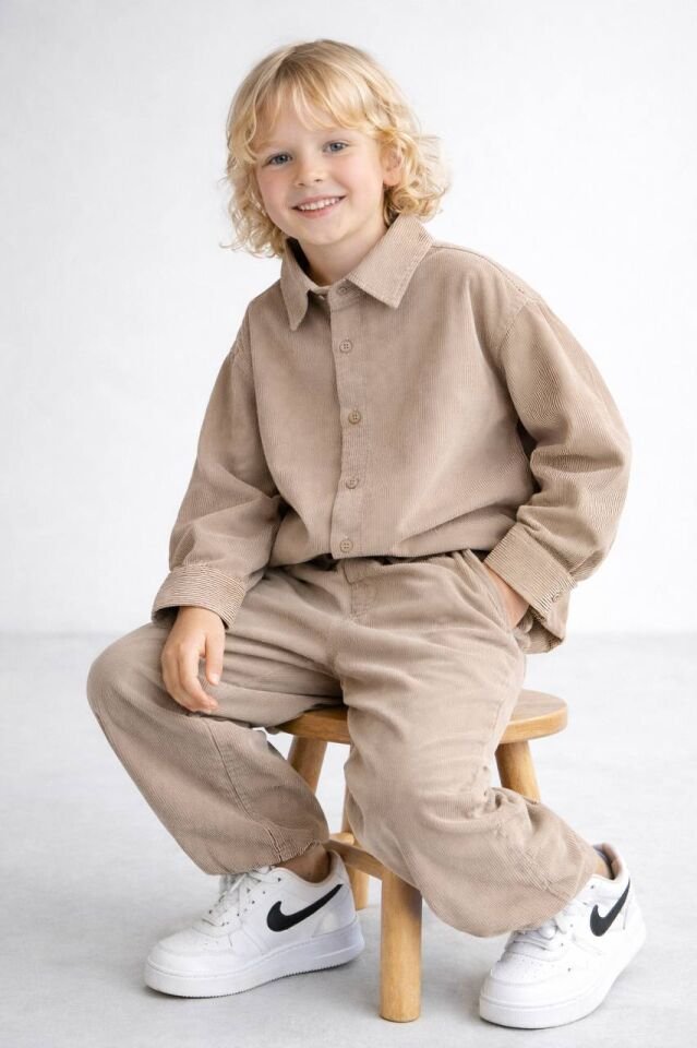 Kadife Fitilli Takım  9-10 YAŞ