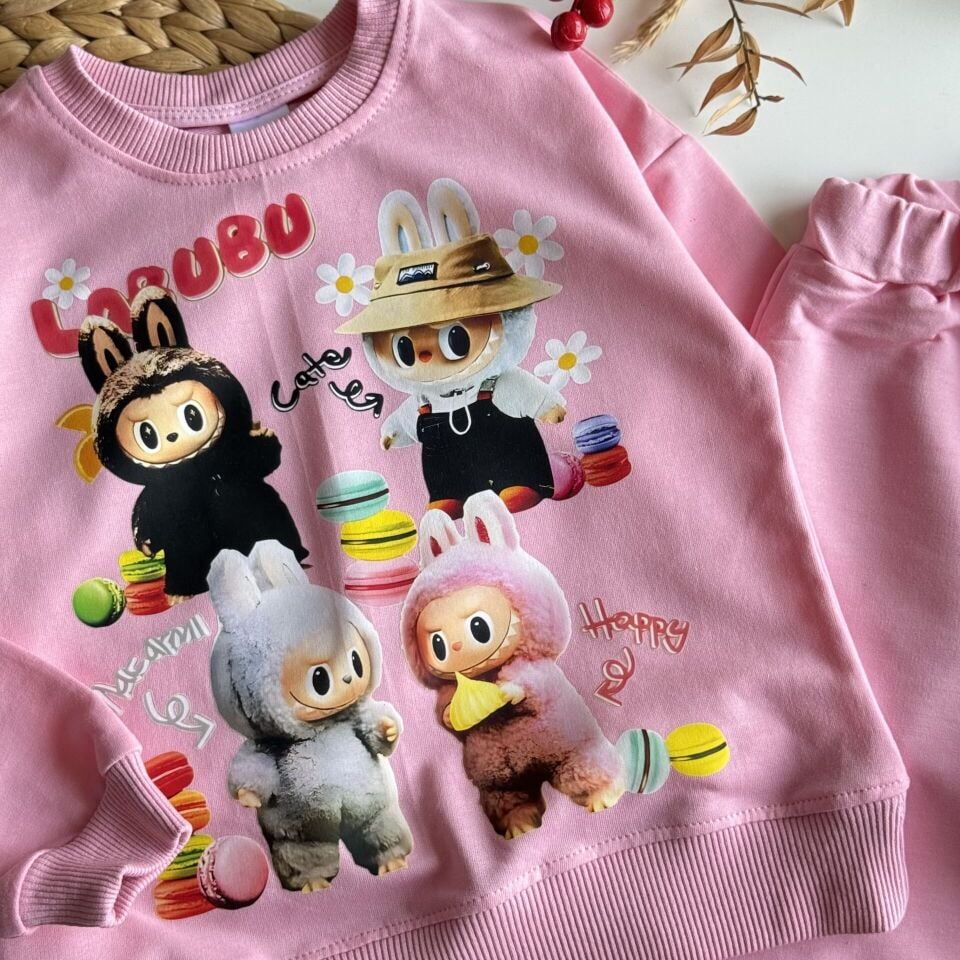 Labubu Baskılı Takım 7-8 YAŞ