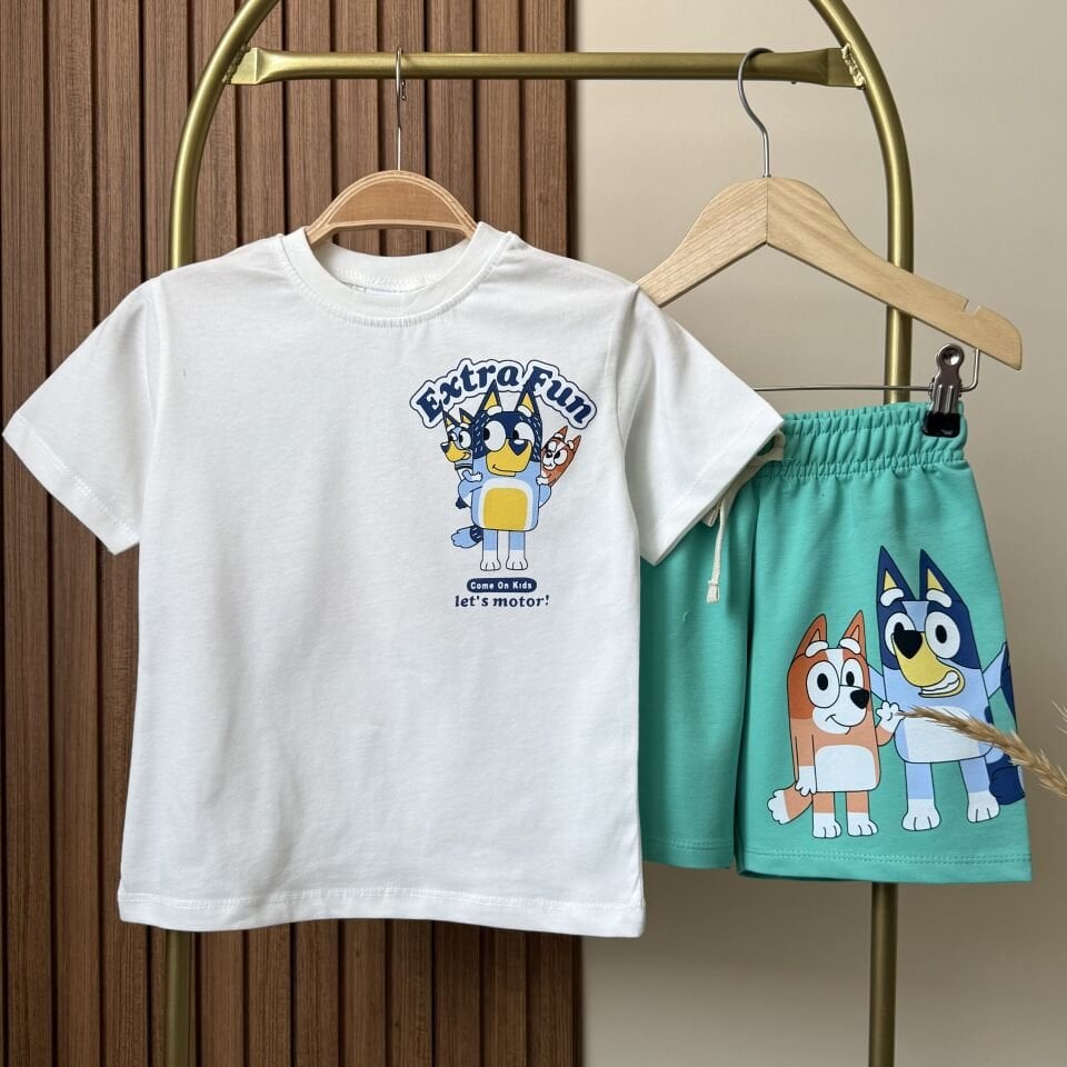 Bluey Baskılı Takım