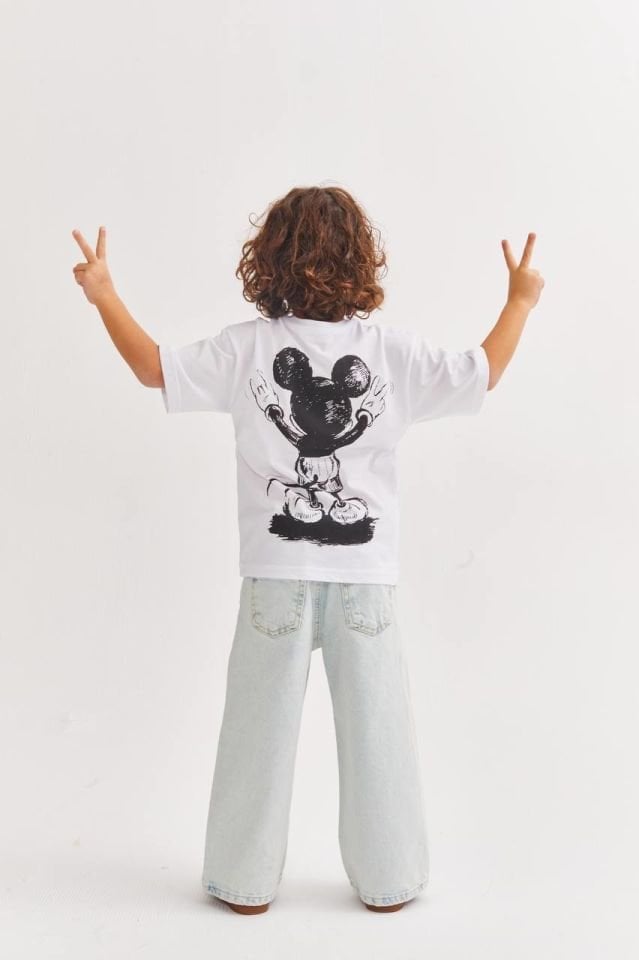 Mickey Baskılı İkili Takım