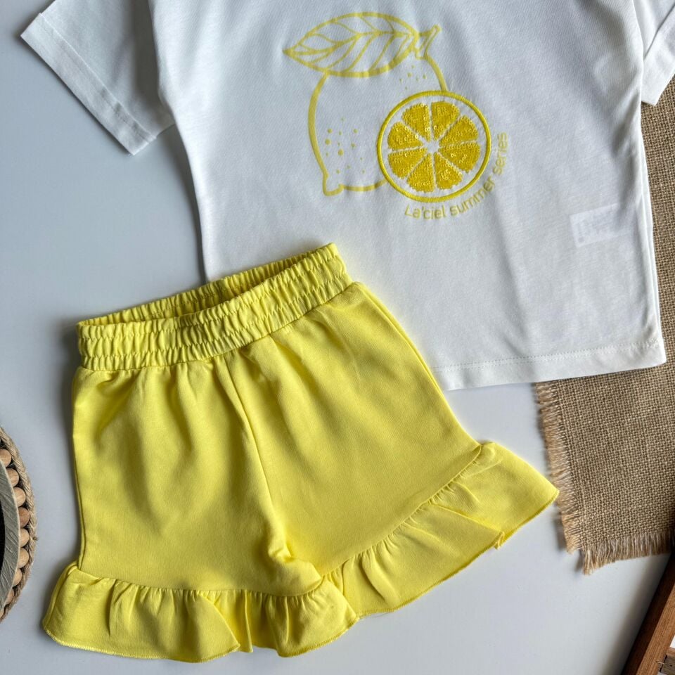 Laciel Paris Limonlu Sarı Takım 5-6 YAŞ