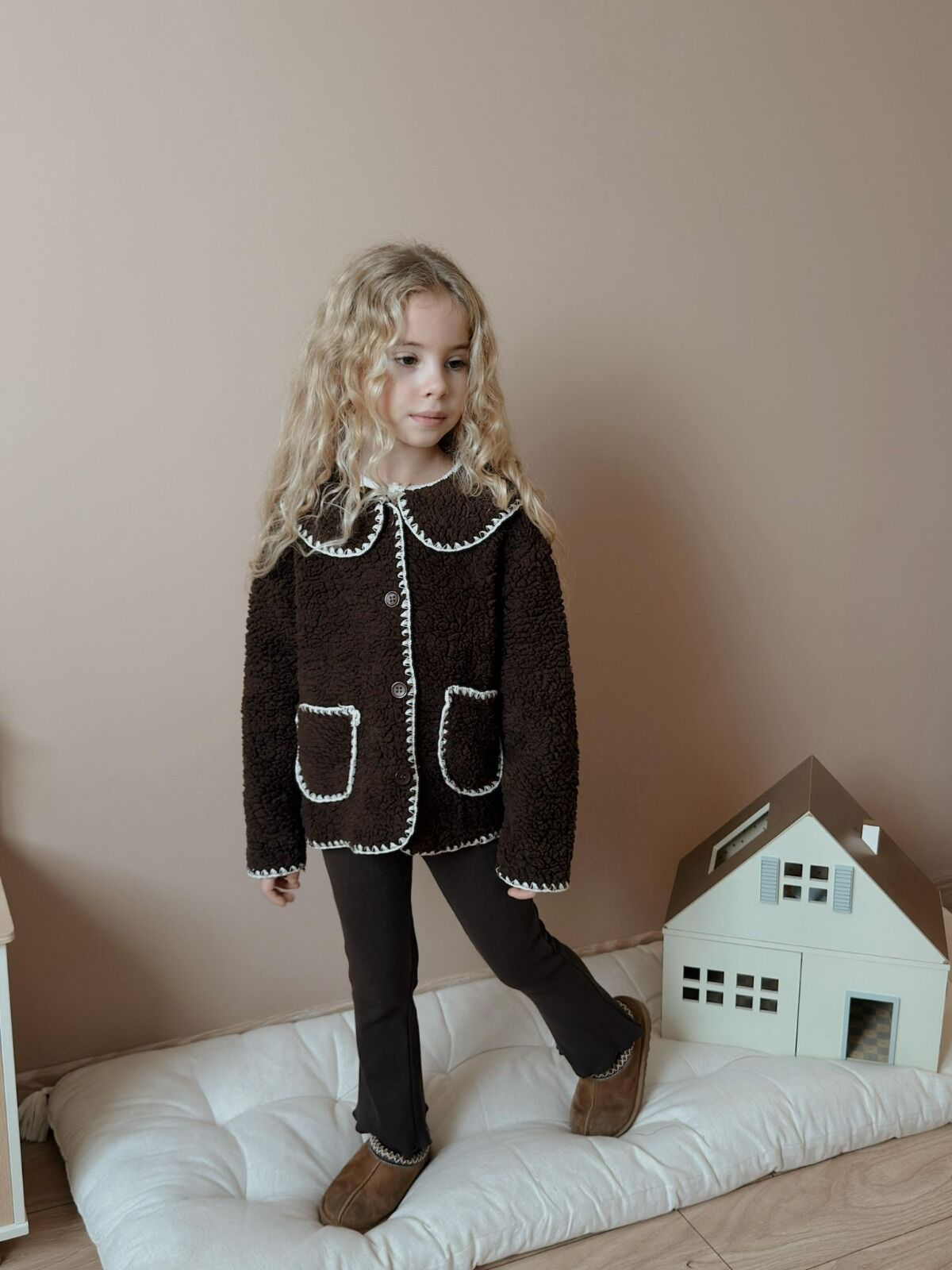 Kahverengi Pelus Takım 4-5 YAŞ