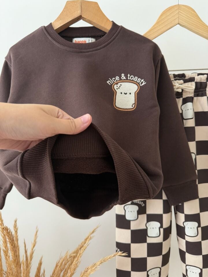 Kahve Basic Dama Takım 7-8 YAŞ