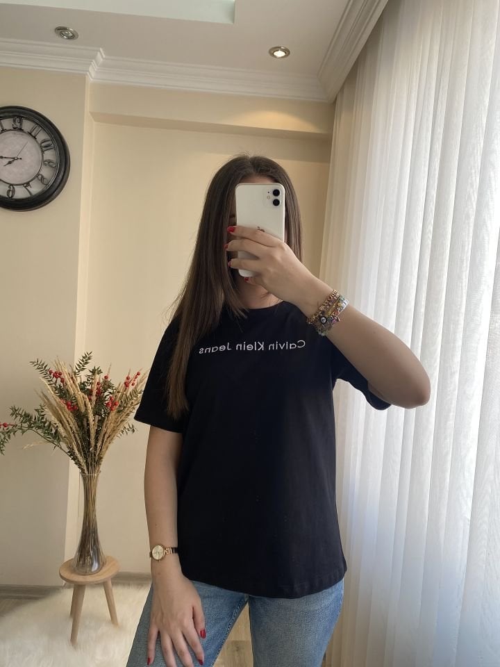 CK Siyah Basic Tshirt