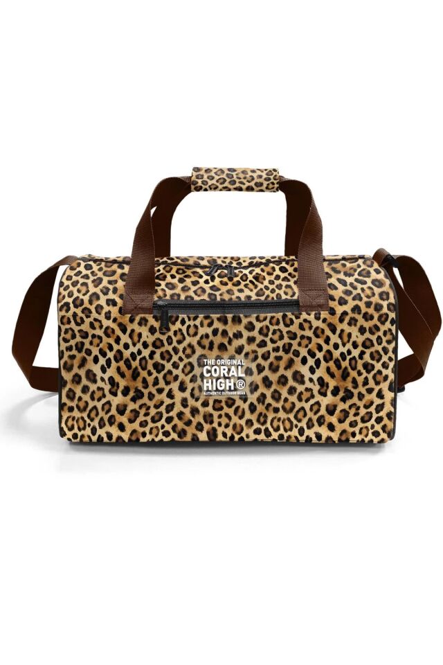 Coral High Kahverengi Leopar Desenli Spor Çanta 27533 Adet