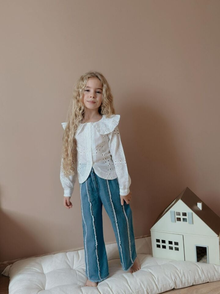 Denim Gömlekli Takım 4-5 YAŞ