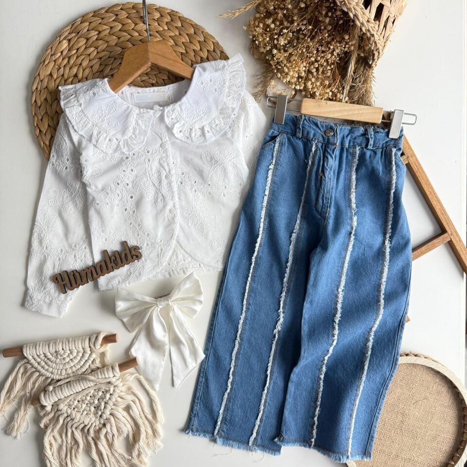 Denim Gömlekli Takım 4-5 YAŞ