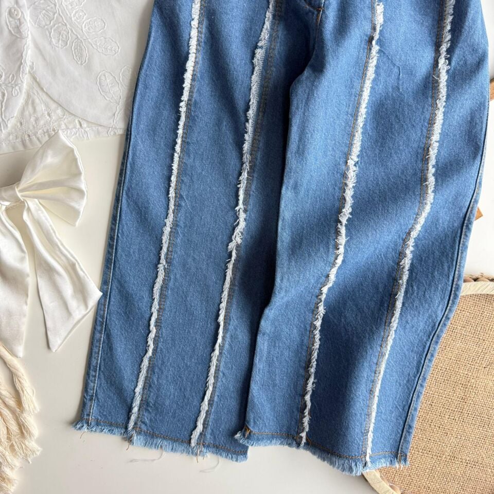 Denim Gömlekli Takım 4-5 YAŞ