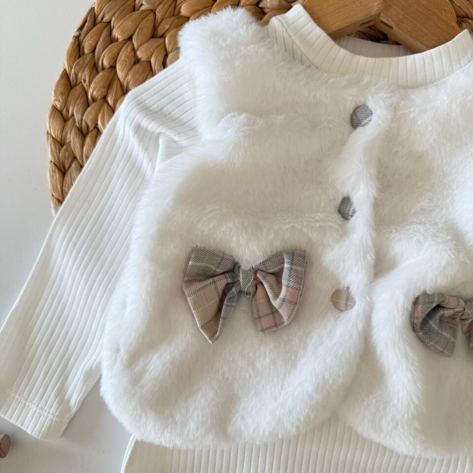 Peluş Tavşanlı Takım 4'lü ( çanta hediyelidir) 4YAŞ