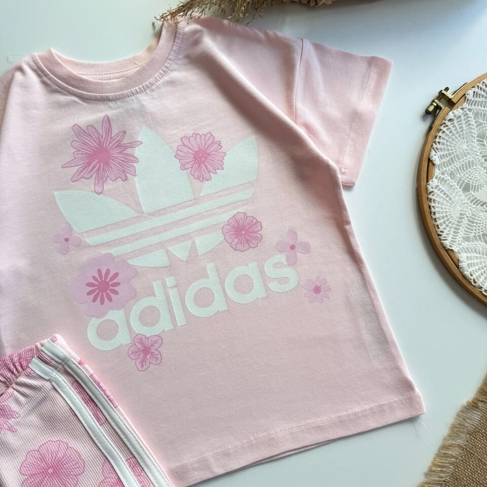 Ads Çicekli Pembe Takım 2-3 YAŞ