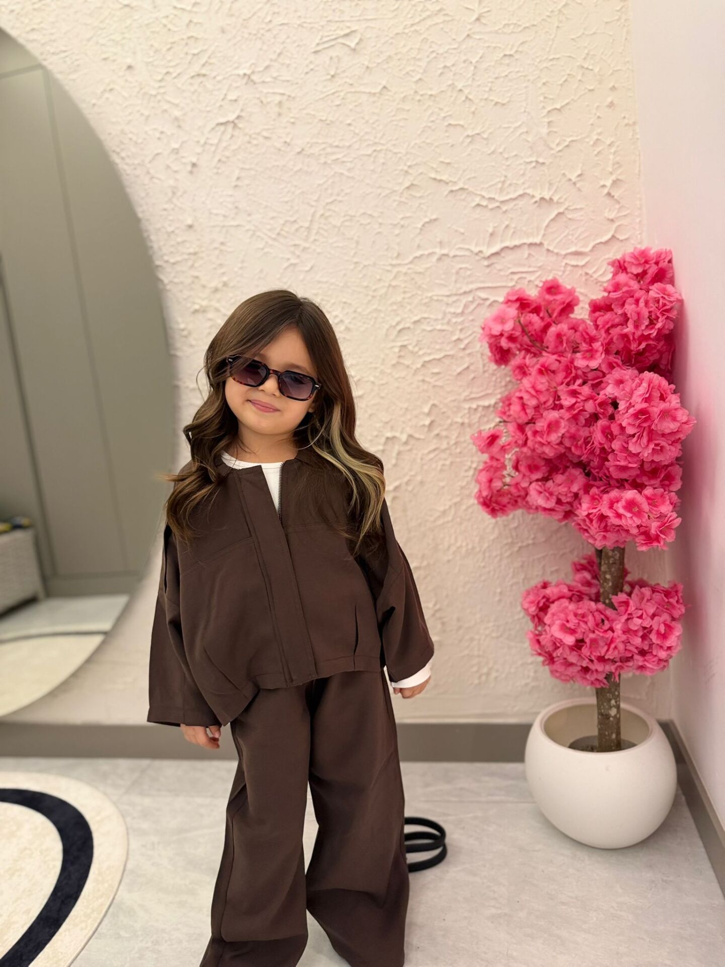 Kahve Modal Kumaş Takım 3-4 YAŞ