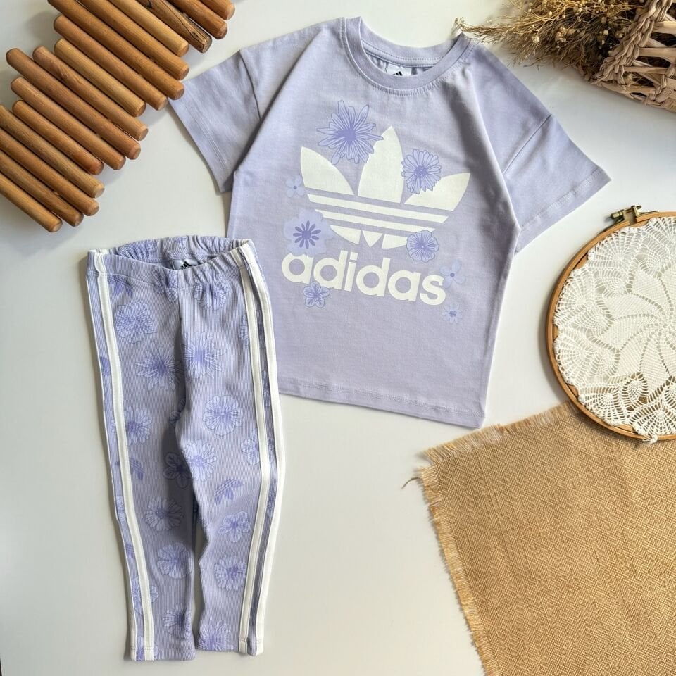 Ads Çicekli Lila Takım 7-8 YAŞ