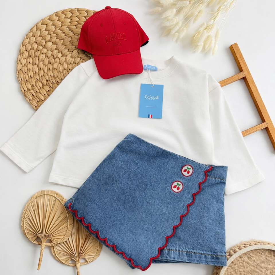 Laciel Kot Şort Etek 6-7 YAŞ