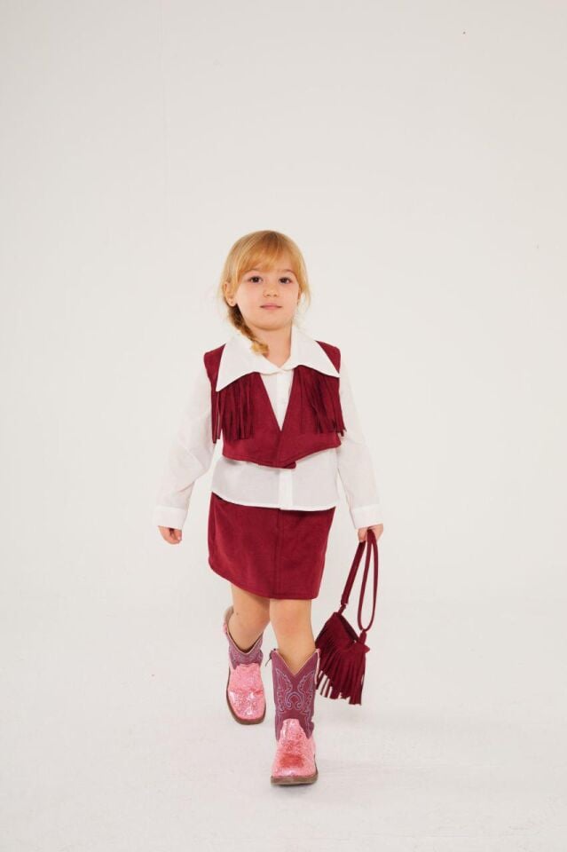 Kovboy 4'lü Set (Canta Hediyeli) 7-8 YAŞ