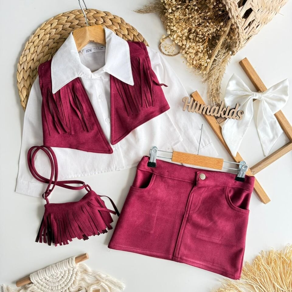 Kovboy 4'lü Set (Canta Hediyeli) 7-8 YAŞ