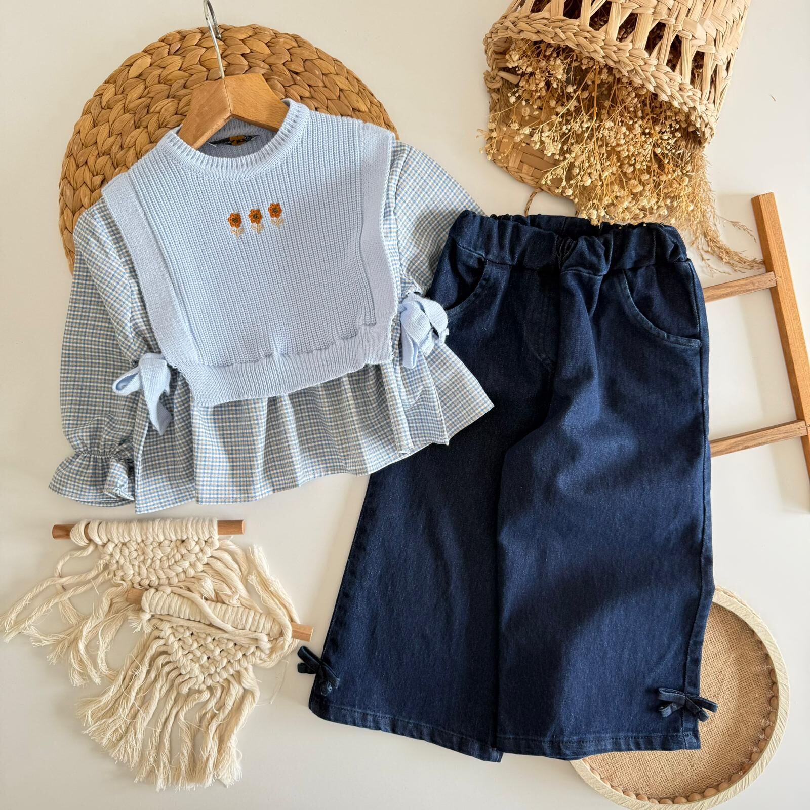 Süveterli Pötikareli Mavi Takım 9-10 YAŞ