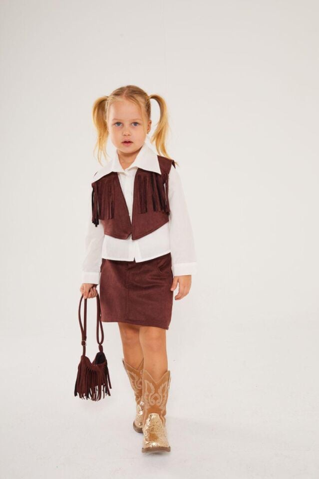 Kovboy 4'lü Set (Canta Hediyeli) 3-4 YAŞ