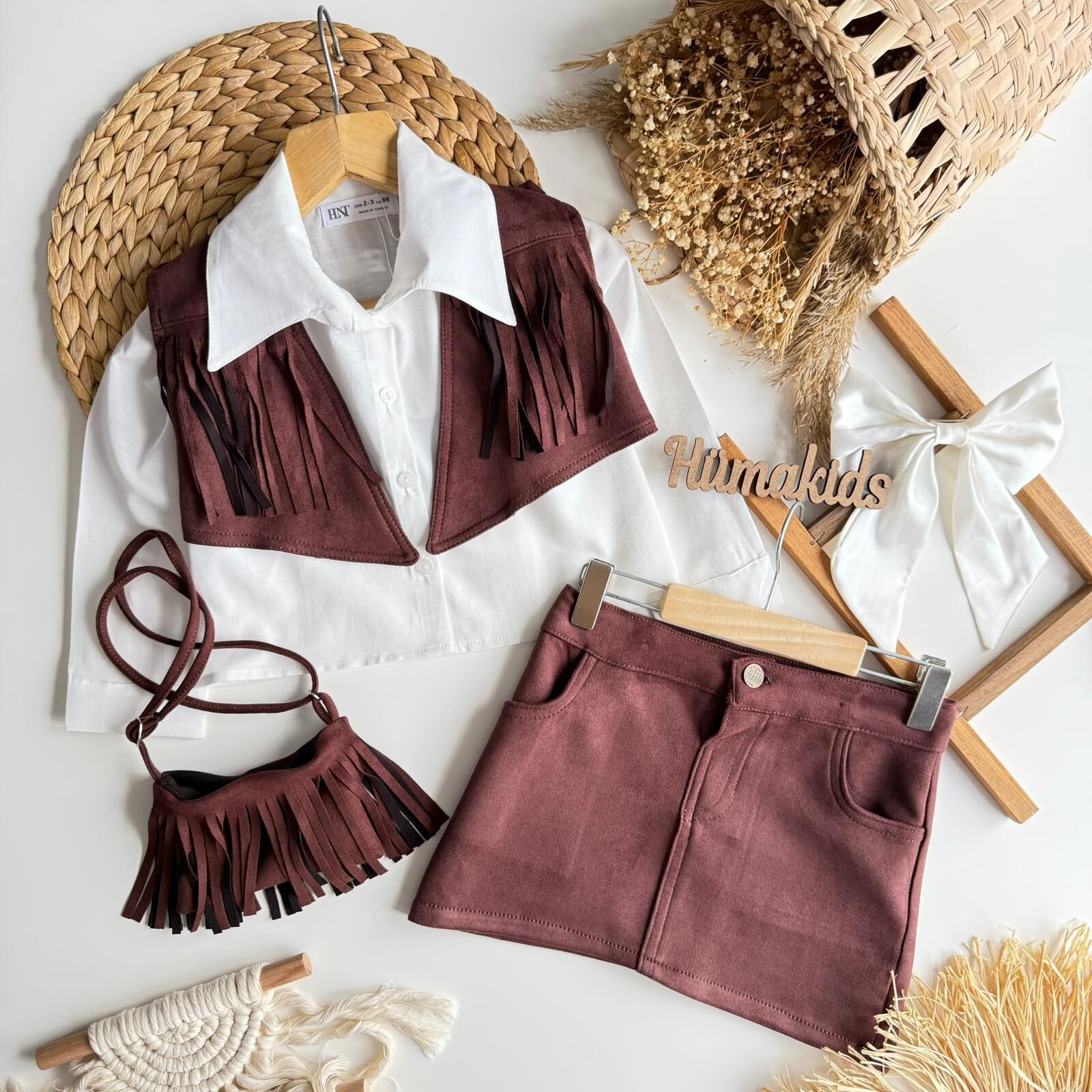 Kovboy 4'lü Set (Canta Hediyeli) 7-8 YAŞ