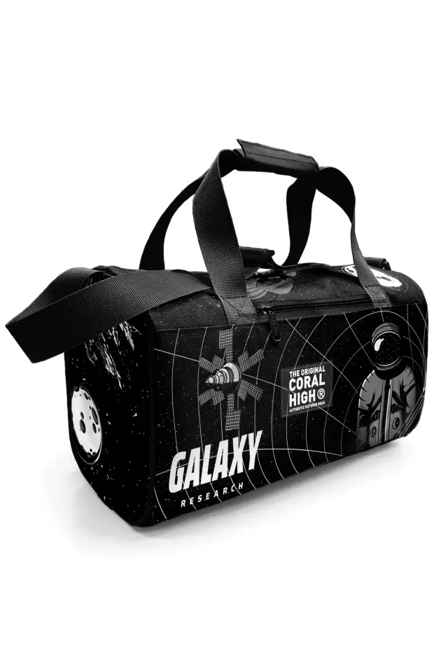 Coral High Siyah Galaxy Desenli Spor Çantası 27526 Adet