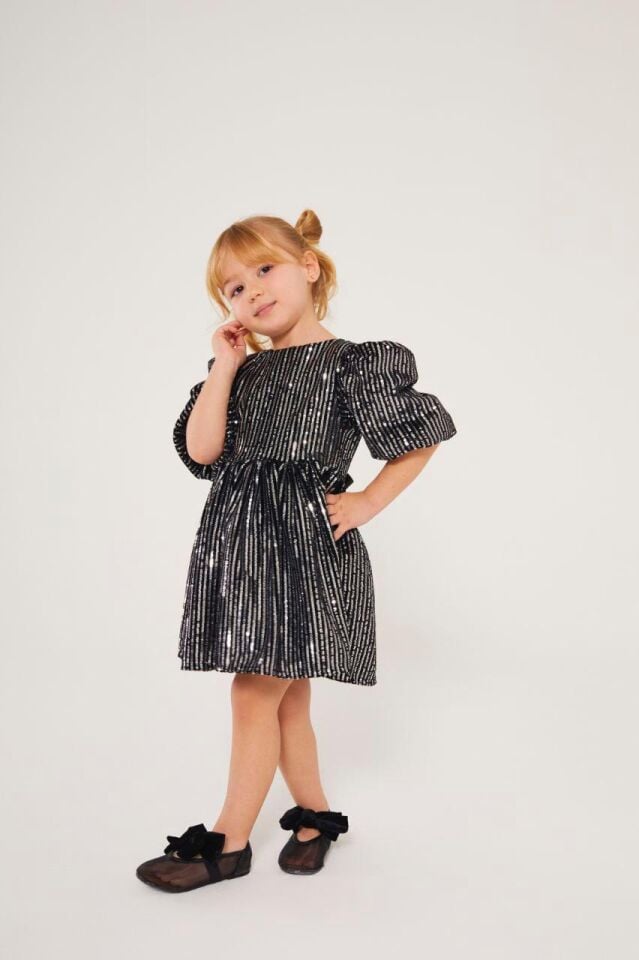 Pull Payet Siyah Elbise 5-6 YAŞ