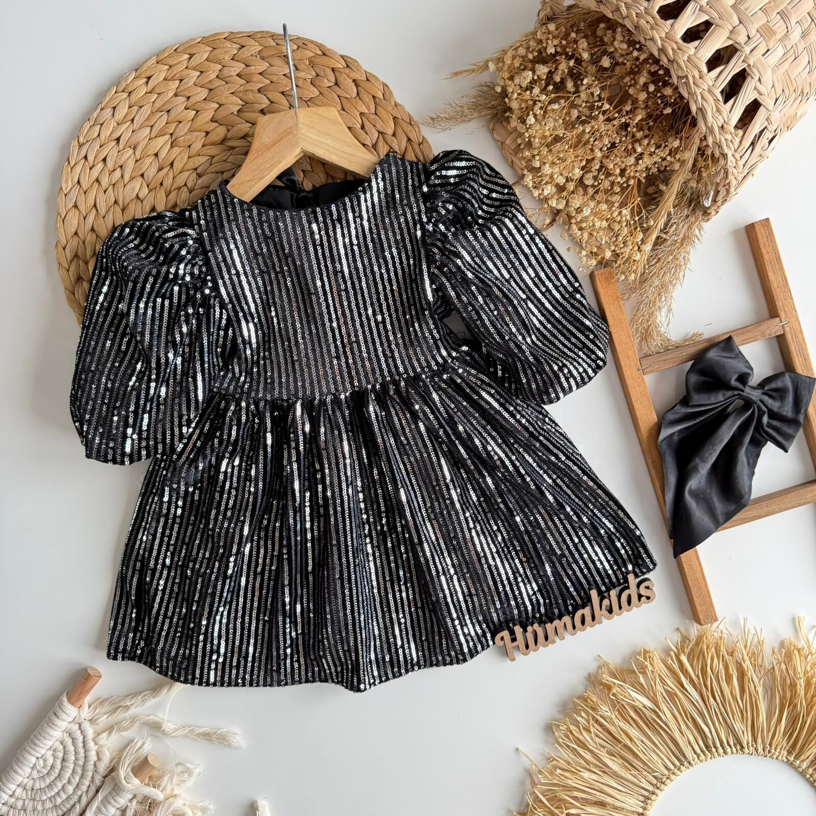 Pull Payet Siyah Elbise 3-4 YAŞ