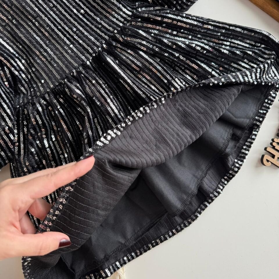 Pull Payet Siyah Elbise 5-6 YAŞ