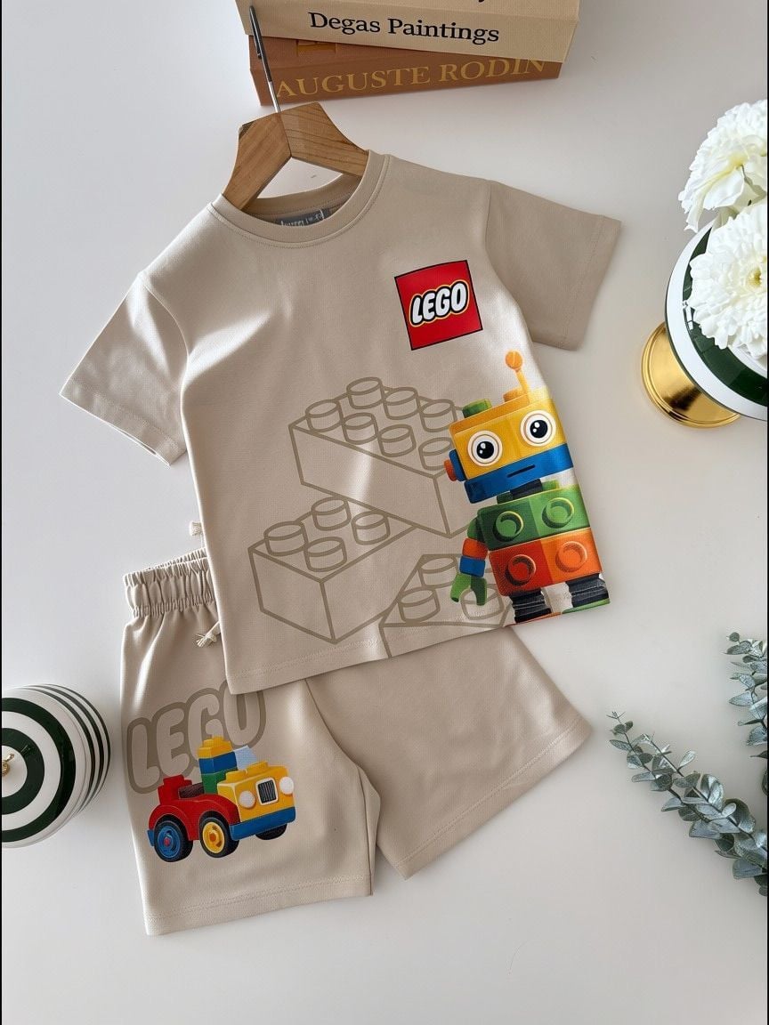 Lego Şortlu Krem Takım 2-3 YAŞ
