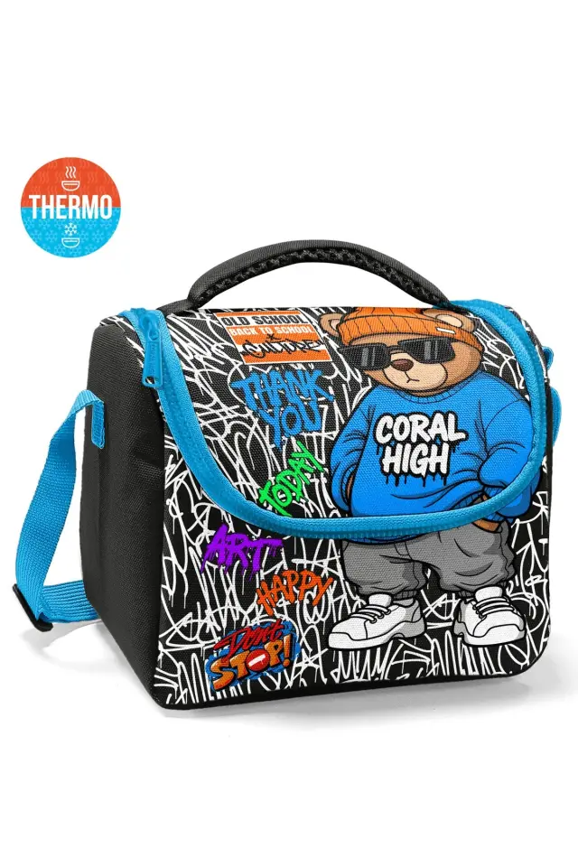 Coral High Grafiti Ayıcık Desenli 3’lü Okul Çanta Seti SET0133250 Adet