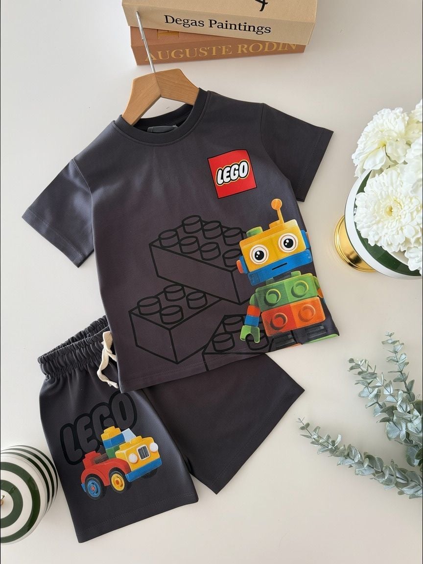 Lego Şortlu Antrasit Takım 7-8 YAŞ