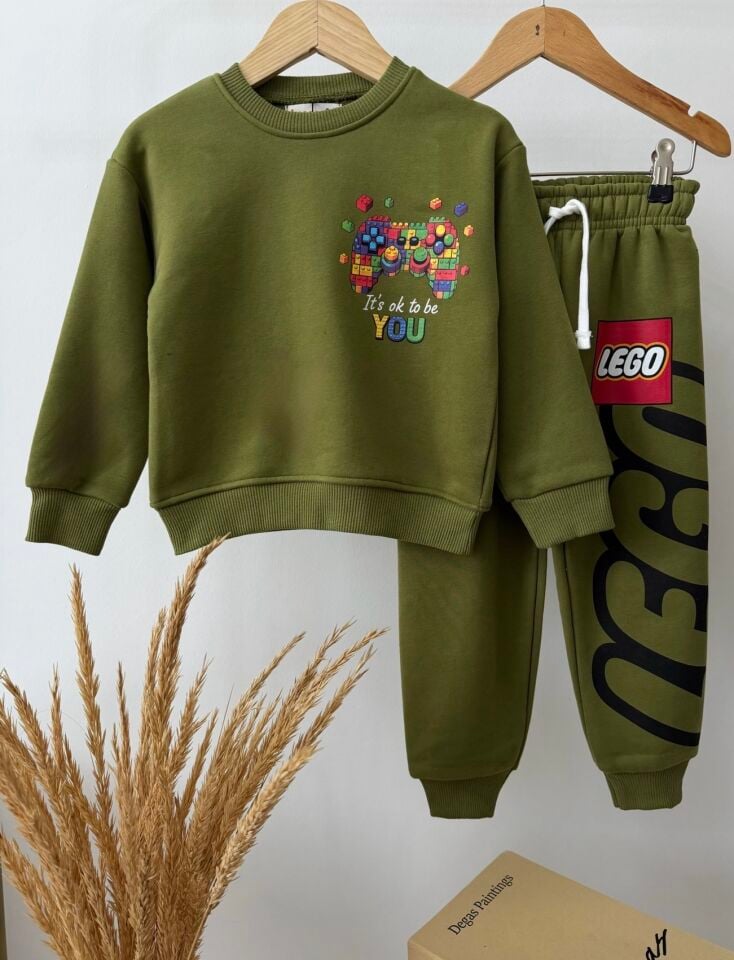 Lego Baskılı Yeşil Takım 2-3 YAŞ