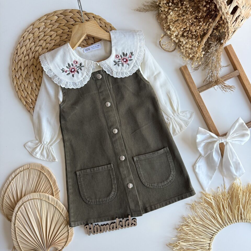 Haki Gömlekli Jile 7-8 YAŞ