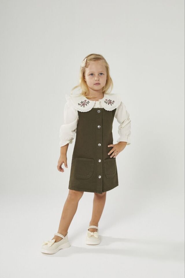 Haki Gömlekli Jile 7-8 YAŞ