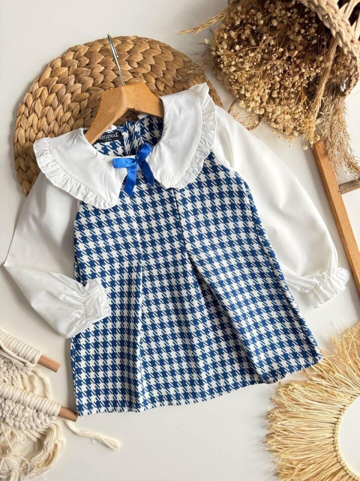 Bebe Yakalı Elbise 3-4 YAŞ