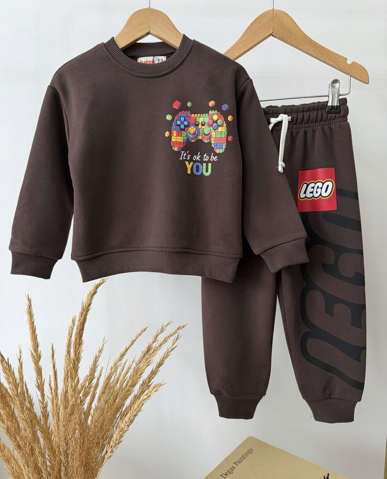 Lego Baskılı Kahve Takım 7-8 YAŞ